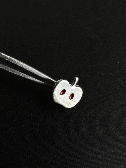 Apple Heart Earrings | Poetic Elegance & Autumn Charm (Limited Edition)