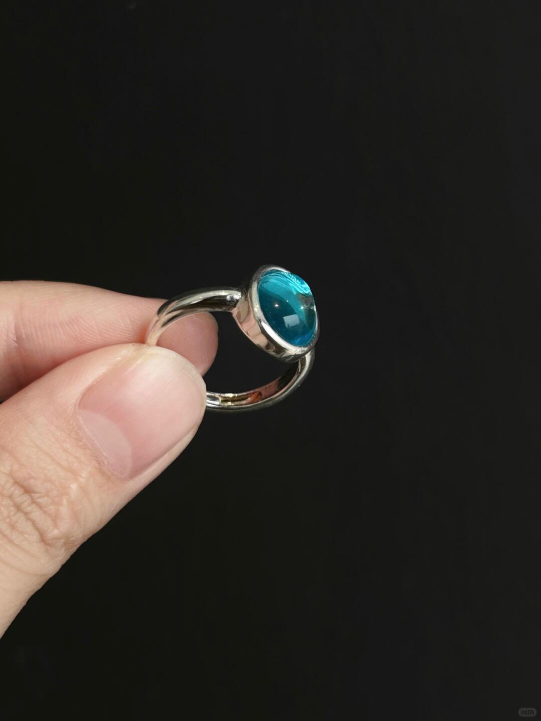 Aquamarine Drop | Eternal Blue Sea Ring (Y2K Limited)