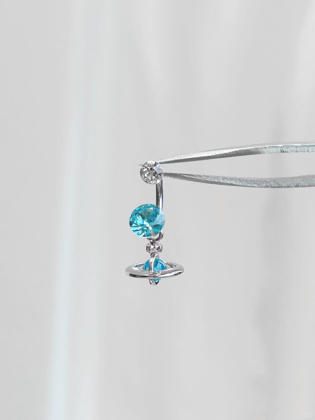 Astral Earrings | Celestial Blue Elegance & Poetic Design (Limited Edition)