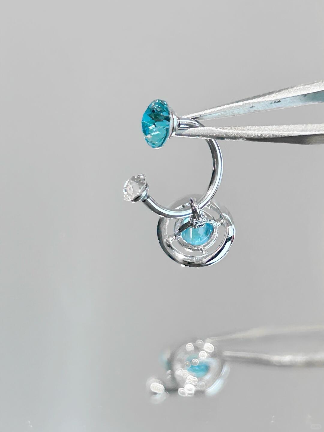 Astral Earrings | Celestial Blue Elegance & Poetic Design (Limited Edition)