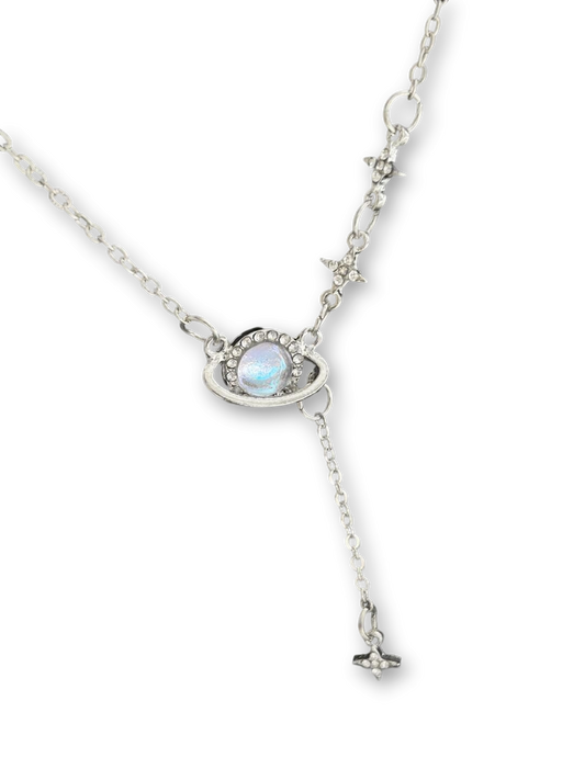 Discover the Astro Dust Necklace, inspired by the beauty of nebulae and the light of humanity. A celestial accessory that symbolizes connection and love. Limited to 13 pieces. Shop now at Y2Bling.