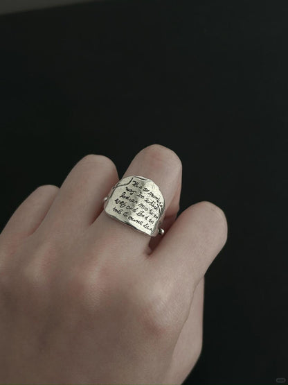 Back to Ourselves Ring | Hesse-Inspired Elegance & Poetic Design (Limited Edition)