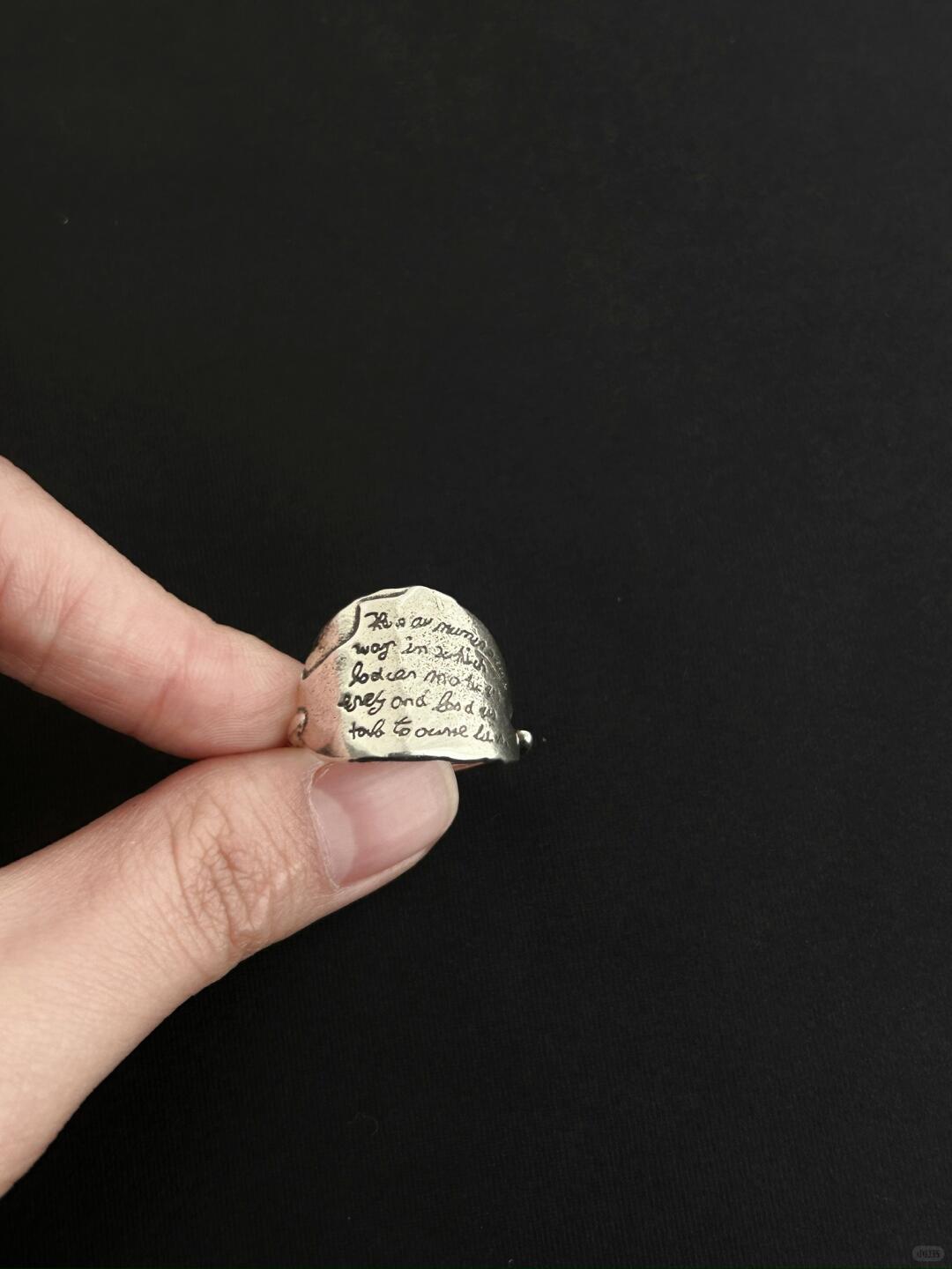 Back to Ourselves Ring | Hesse-Inspired Elegance & Poetic Design (Limited Edition)