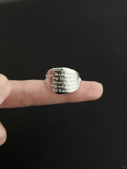 Back to Ourselves Ring | Hesse-Inspired Elegance & Poetic Design (Limited Edition)