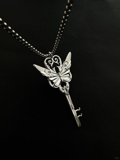 Butterfly Key | Freedom Resonance Spring Key Necklace (Y2K Limited)