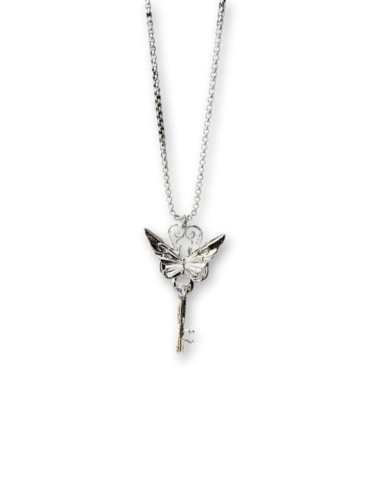 Butterfly Key Necklace | Freedom Resonance & Spring Rebirth (Limited Edition)
