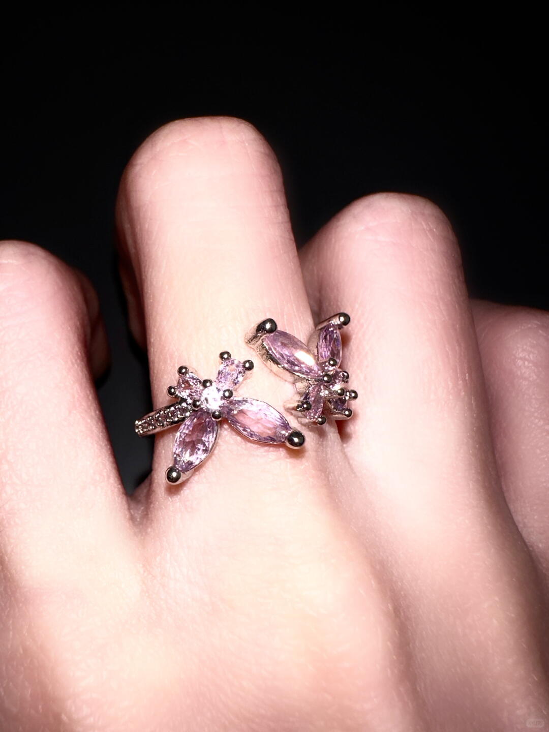 Sakura Whisper | Butterfly & Blossom Ring (Y2K Limited)