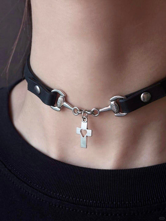 Monastery Cloister | Gothic Spiritual Choker (Y2K Limited)
