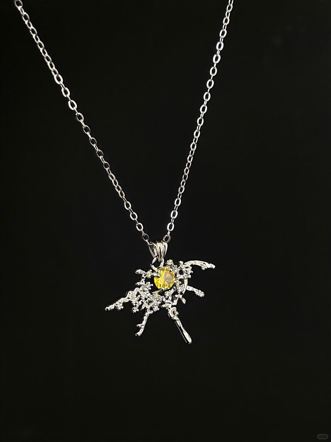 Citrine Necklace | Poetic Elegance & Radiant Design (Limited Edition)