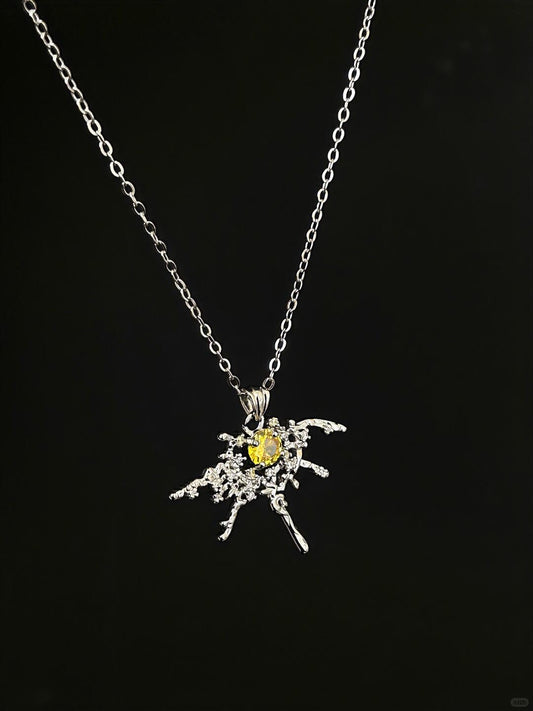 Citrine Necklace | Poetic Elegance & Radiant Design (Limited Edition)