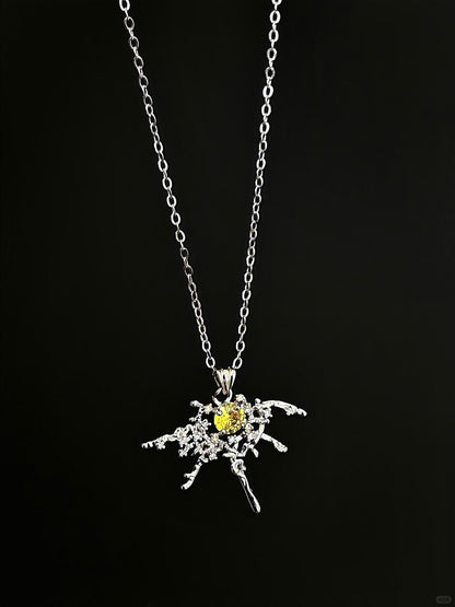 Citrine Necklace | Poetic Elegance & Radiant Design (Limited Edition)