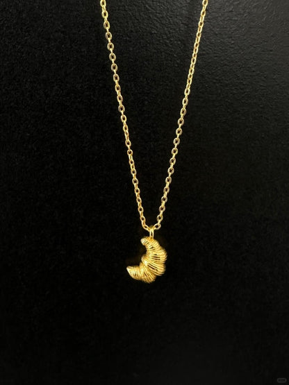 Croissant Necklace | Vintage Warmth & Cozy Elegance (Limited Edition)