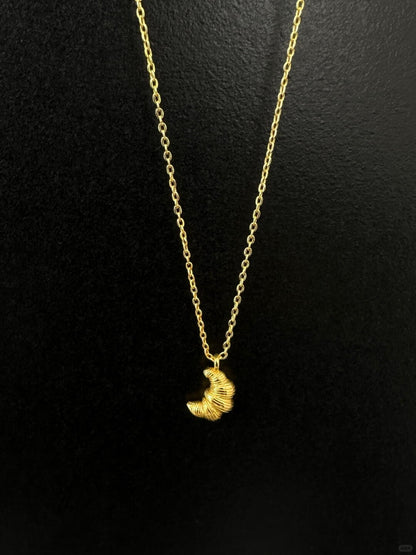 Croissant Necklace | Vintage Warmth & Cozy Elegance (Limited Edition)