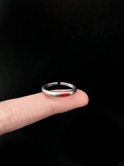 Custos Blooddrop Ring | Gothic Vow & Dark Elegance (Limited Edition)