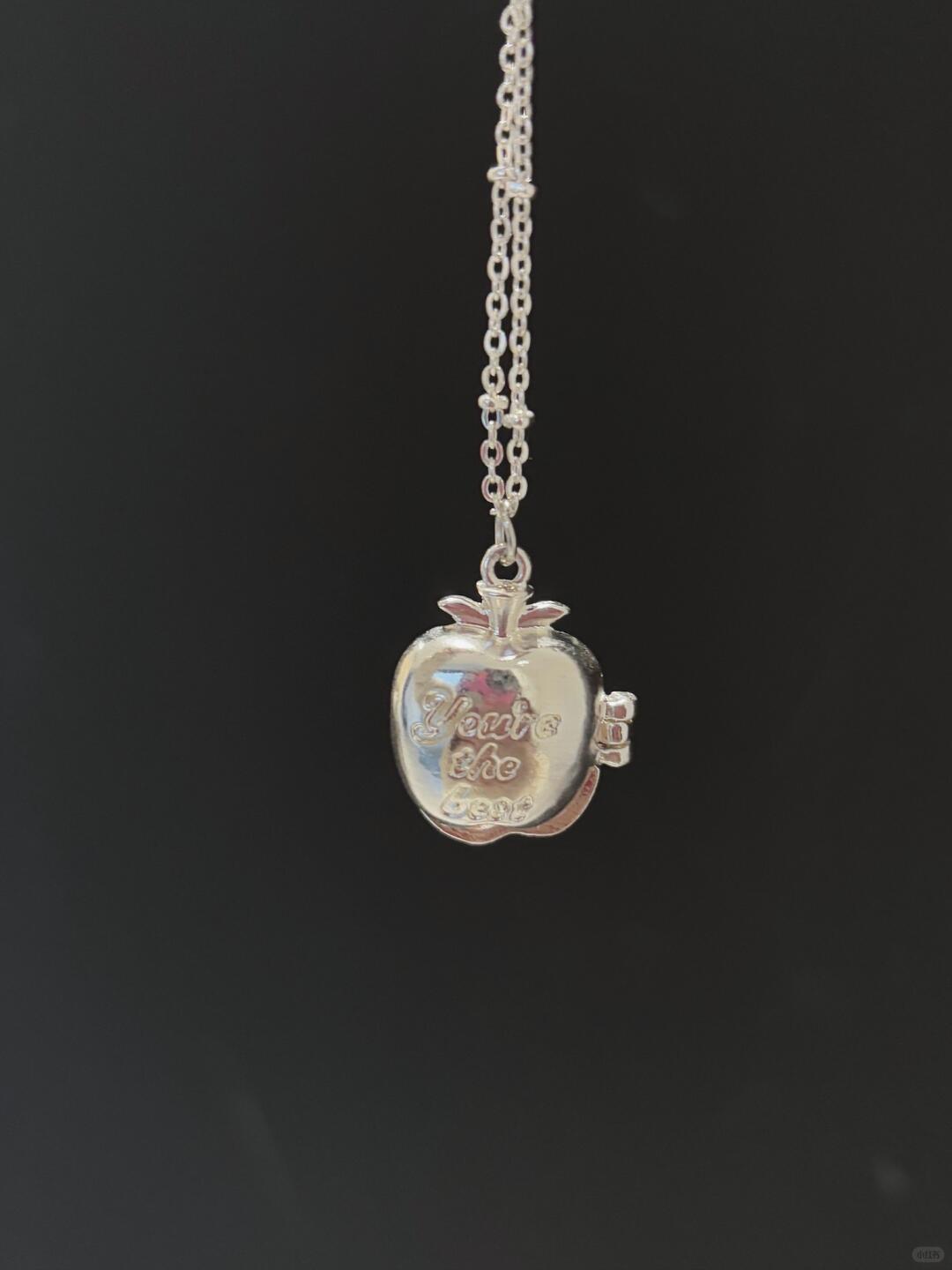 Dreamy Apple Heart | “I Would Still Plant an Apple Tree” Necklace