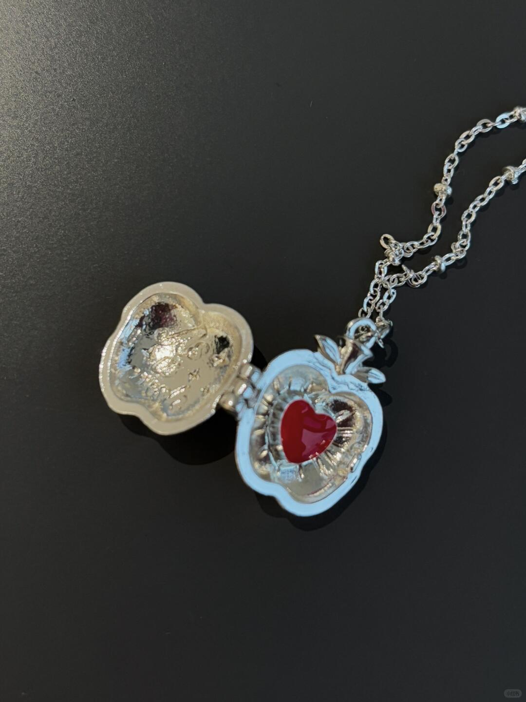 Dreamy Apple Heart | “I Would Still Plant an Apple Tree” Necklace