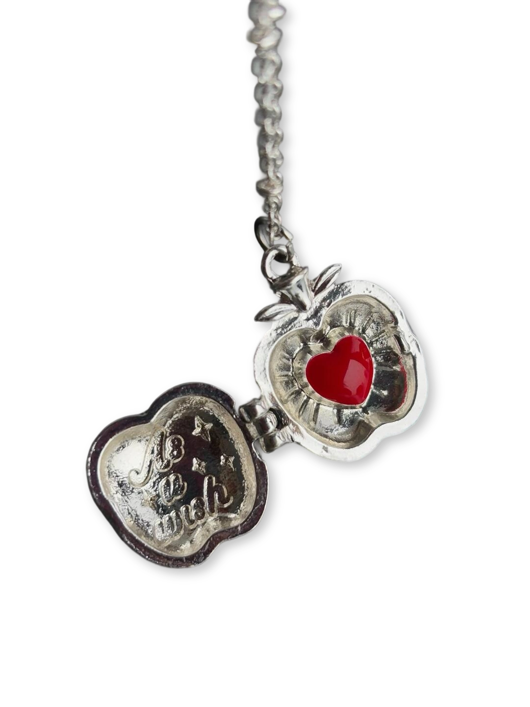 Dreamy Apple Heart | “I Would Still Plant an Apple Tree” Necklace