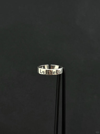 LA LIBERTÉ | Freedom & Truth Statement Ring (Y2K Limited)