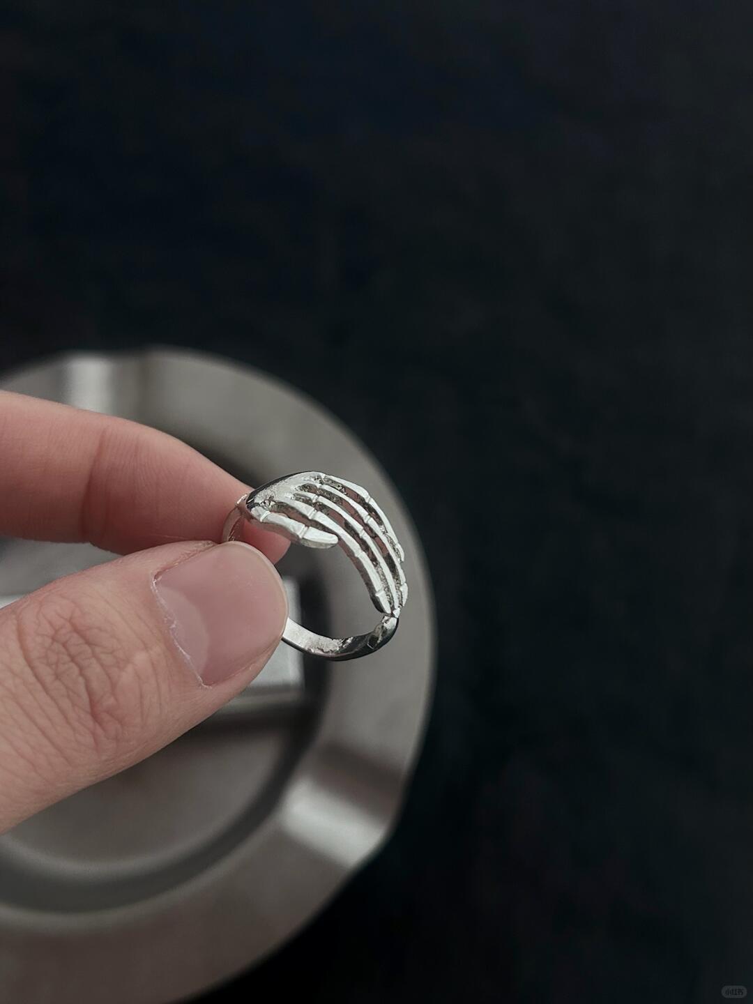 Falange | Rust & Bone Phalange Statement Ring (Y2K Limited)