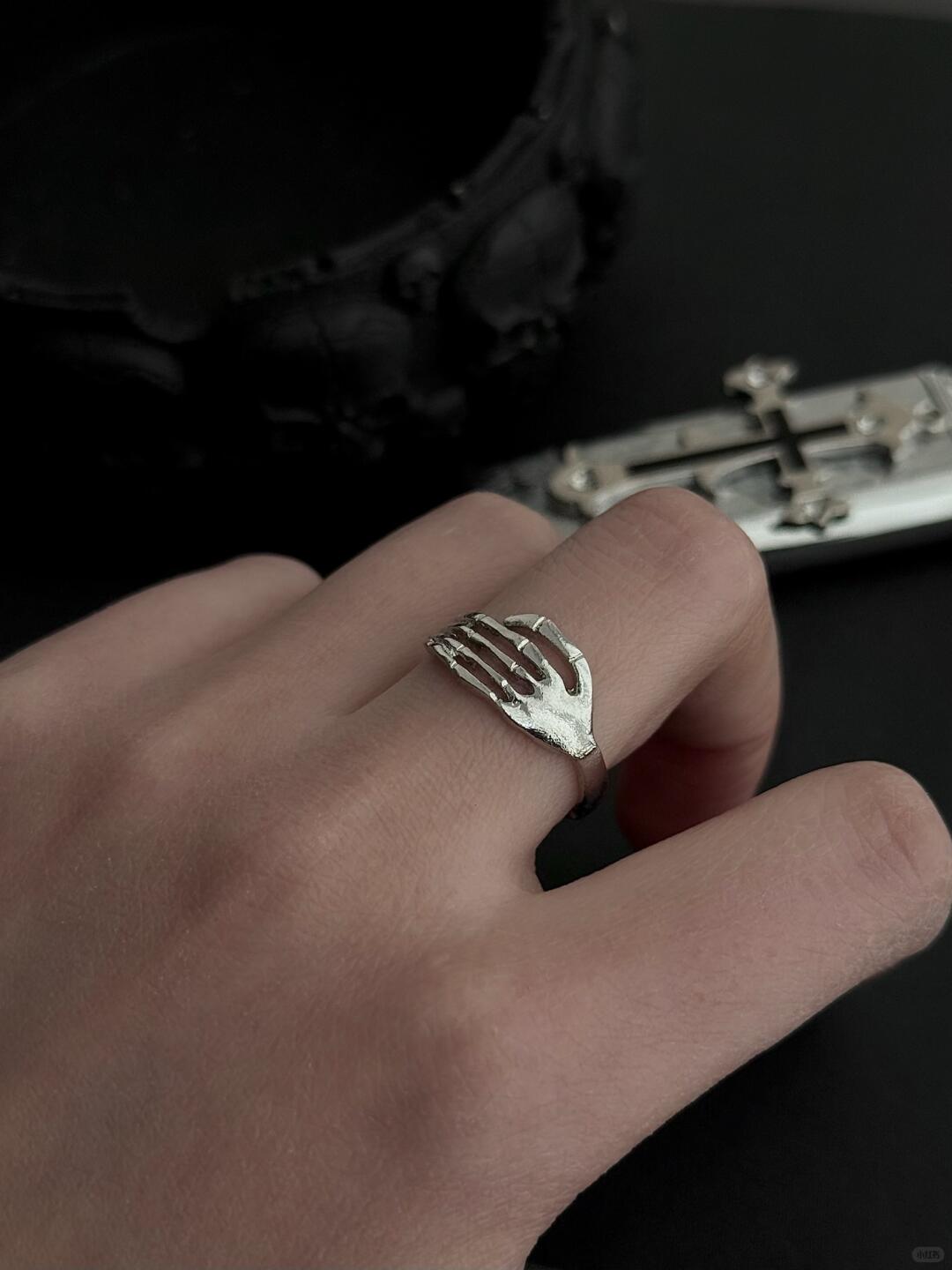 Falange | Rust & Bone Phalange Statement Ring (Y2K Limited)