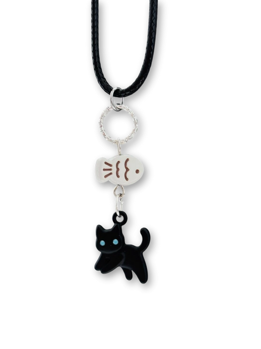 Fishwhisker Necklace | Playful Cat Charm & Whimsical Design (Limited Edition)