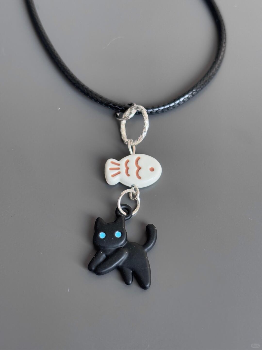 Fishwhisker Necklace | Playful Cat Charm & Whimsical Design (Limited Edition)