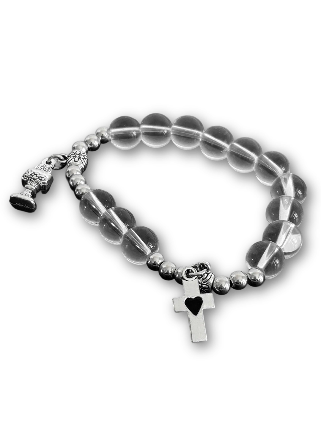 Frozen Crystal Bracelet | Silver Mist Arc (Limited Edition)
