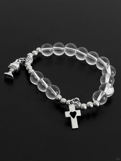 Frozen Crystal Bracelet | Silver Mist Arc (Limited Edition)
