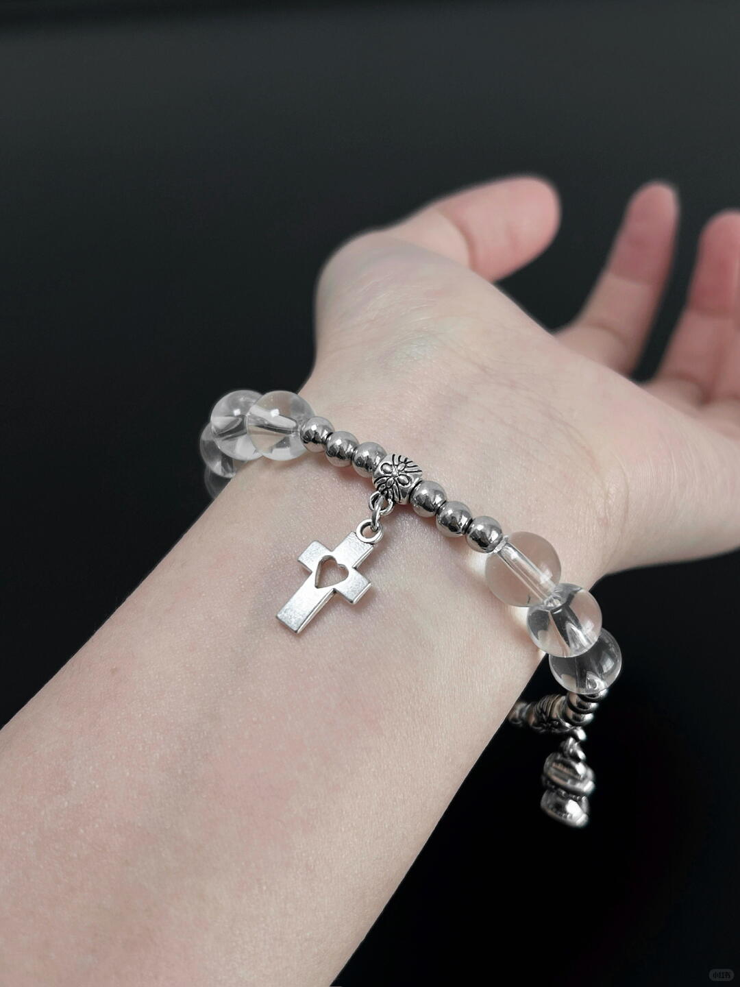 Frozen Crystal Bracelet | Silver Mist Arc (Limited Edition)