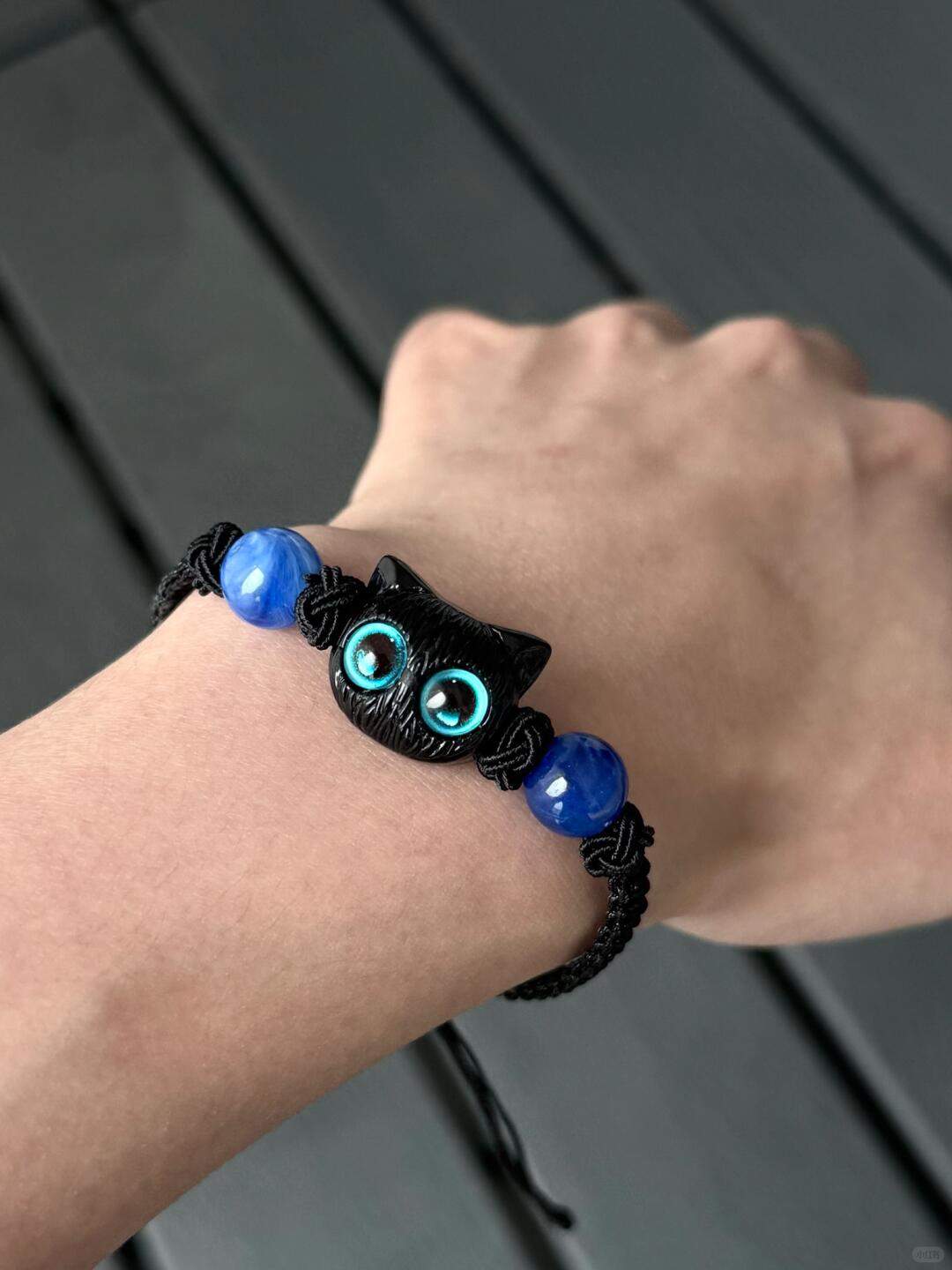 Ghost Cat Bracelet | Playful Spook & Feline Whimsy (Limited Edition)