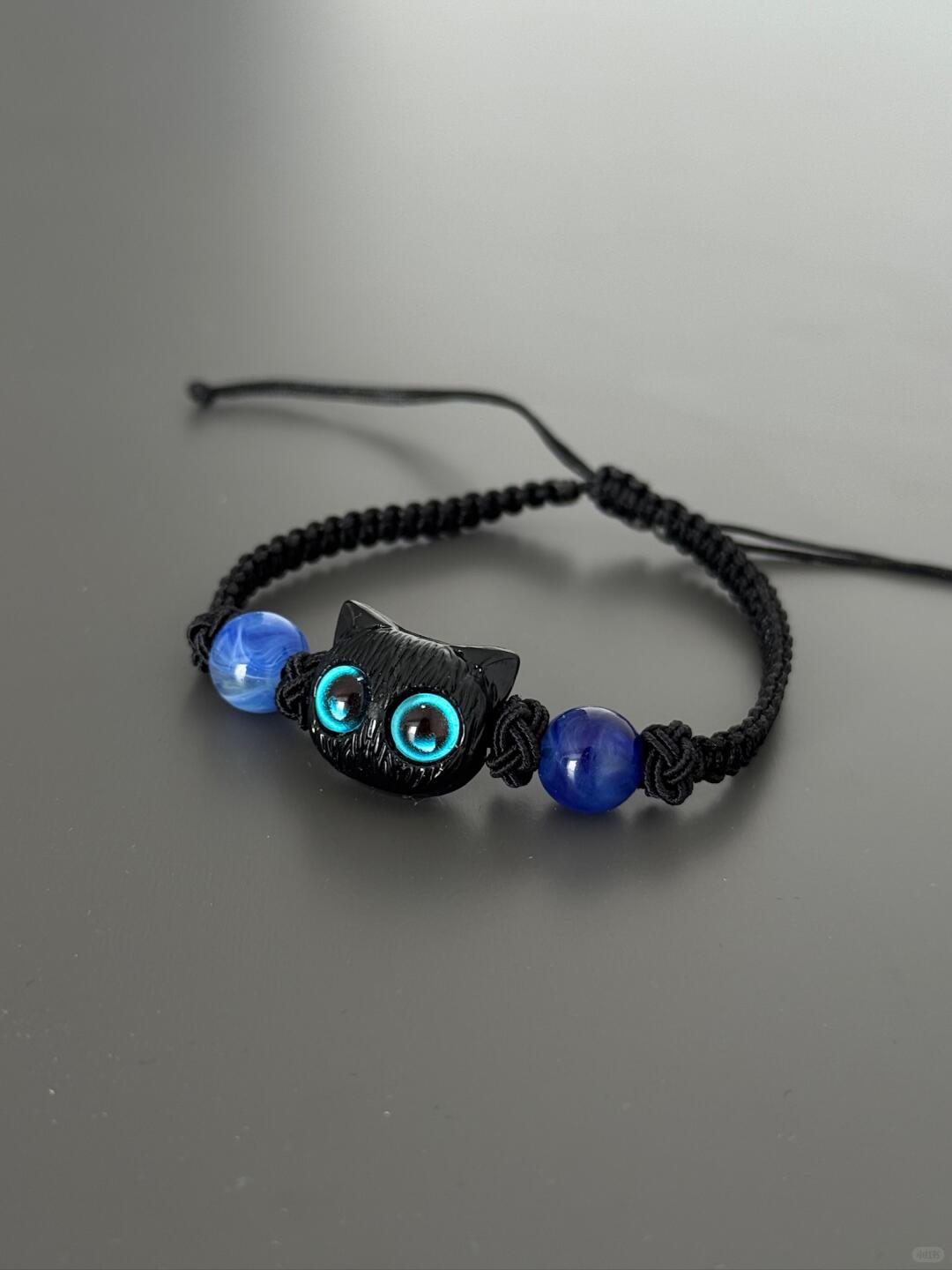 Ghost Cat Bracelet | Playful Spook & Feline Whimsy (Limited Edition)