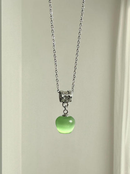 Green Apple Soda Necklace | Refreshing Elegance & Playful Design (Limited Edition)