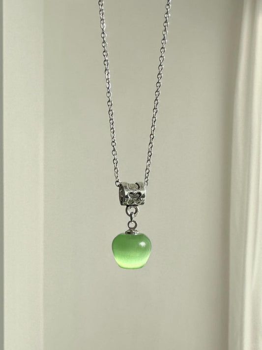 Green Apple Soda Necklace | Refreshing Elegance & Playful Design (Limited Edition)