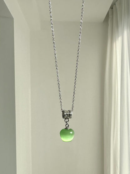 Green Apple Soda Necklace | Refreshing Elegance & Playful Design (Limited Edition)