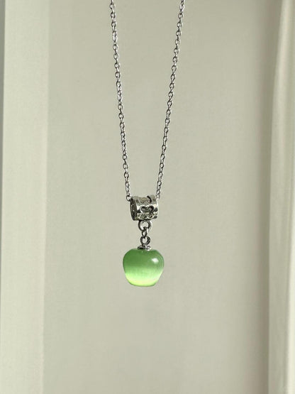 Green Apple Soda Necklace | Refreshing Elegance & Playful Design (Limited Edition)