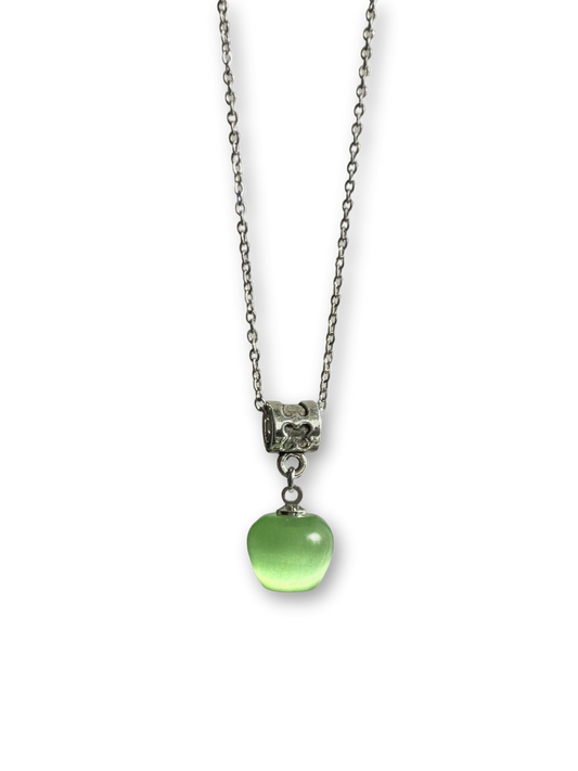 Green Apple Soda Necklace | Refreshing Elegance & Playful Design (Limited Edition)