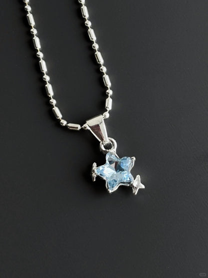Icy Stardust Necklace | Celestial Elegance & Poetic Design (Limited Edition)