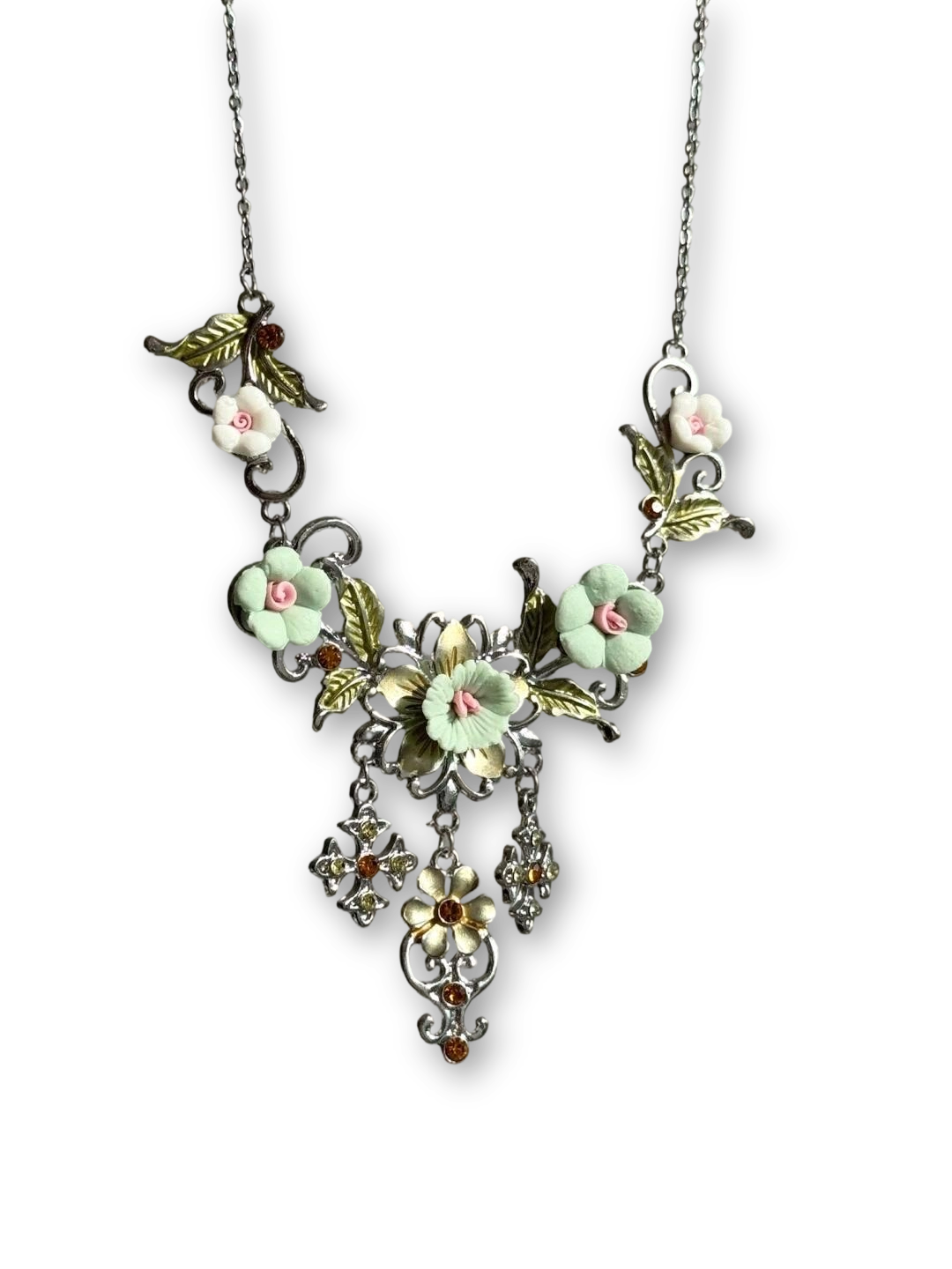 Flower Note Necklace | Vintage Elegance & Poetic Charm (Limited Edition)