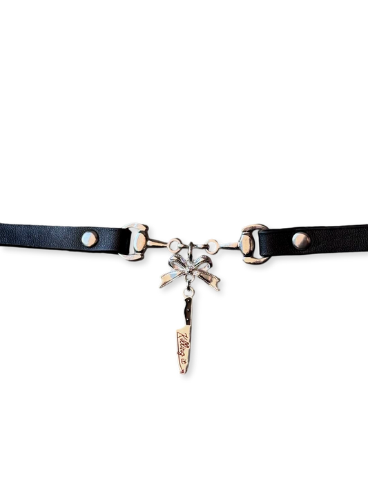 Kiss Me, Kill You | Blood-Drop Velvet Choker for Gothic Y2K Drama (Limited)