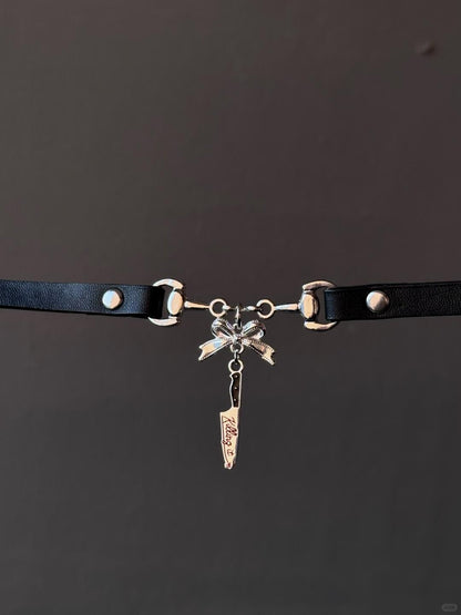 Kiss Me? Kill You Choker | Bold Gothic Elegance (Limited Edition)