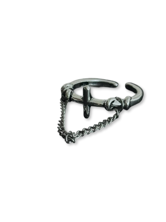 Camus L’aube Viendra | Rebirth Cross Ring (Y2K Limited)