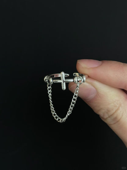 Camus L’aube Viendra | Rebirth Cross Ring (Y2K Limited)