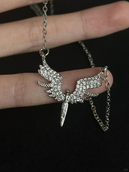 Libertas Aeterna Necklace | Wings of Freedom & Poetic Design (Limited Edition)