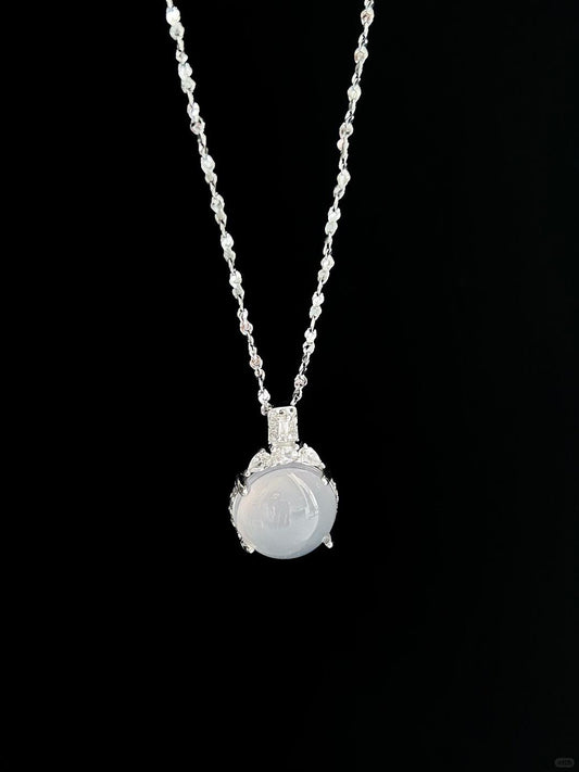 Limerence Necklace | Poetic Elegance & Lunar Design (Limited Edition)