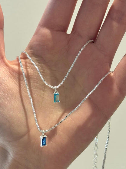 Liquid Indigo Necklace | Infinite Blue & Cool Elegance (Limited Edition)