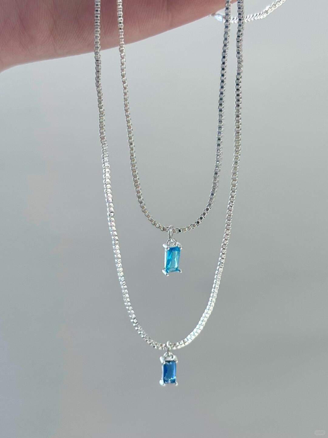 Liquid Indigo Necklace | Infinite Blue & Cool Elegance (Limited Edition)