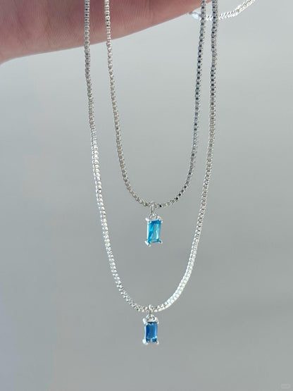 Liquid Indigo Necklace | Infinite Blue & Cool Elegance (Limited Edition)