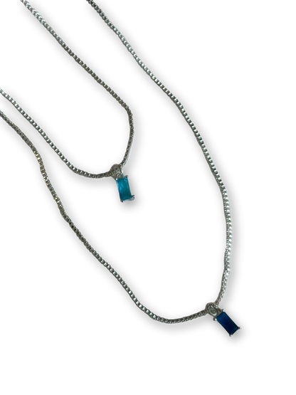Liquid Indigo Necklace | Infinite Blue & Cool Elegance (Limited Edition)