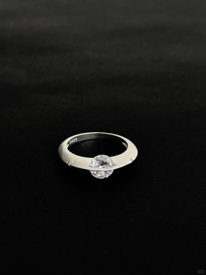 Lucida | Milky Way Star Ring – Rare Celestial Silver-Plated Band (Y2K Limited)