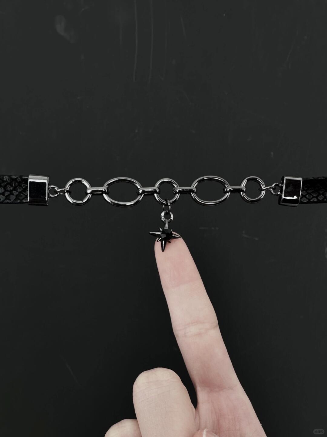 Obsidian Choker | Gothic Elegance & Cosmic Mystery (Limited Edition)